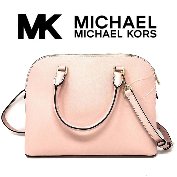 MICHAEL Michael Kors Cindy Large Dome Satchel In Ballet - Picture 2 of 13